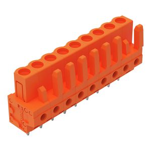 THT FE steker RE raster 5,08mm oranje 232-169 VVE=50