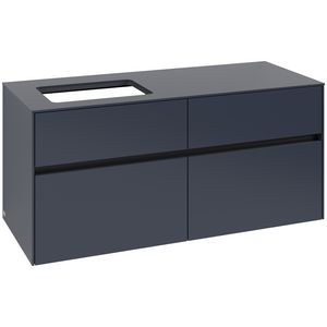 Wastafelonderkast Collaro 1200x548x500mm Marine Blue C11300VQ