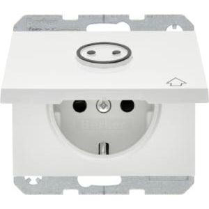 Wandcontactdoos RA voelbaar symb. berker K.1/K.5 polarwit