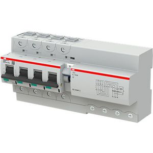 Aardlekautomaat DS800 serie 50kA 4P kar. D 125A 300mA S
