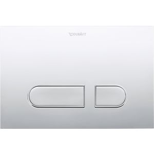 DuraSystem bedienplaat A1 v. WC kunststof chroom HGL