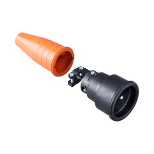 Volrubber koppelcontactstop 16A 250V penaarde VVE=100