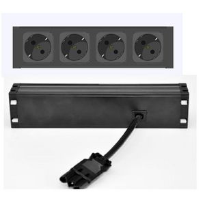 Contactdooscombinatie Netbox entry inb. 4x230v 45° GST18/3