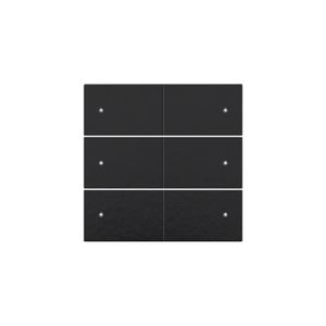 Afwerkingsset 6-voudige pot.vrij knop 24V Led pianoblack