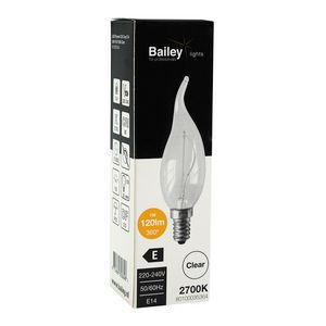LED-lamp C35 Cosy CL FIL E14 1W 14W 120lm 827 helder