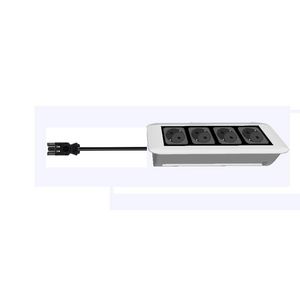 Contactdooscombinatie Netbox line 4x230v 45° 20cm GST18/3