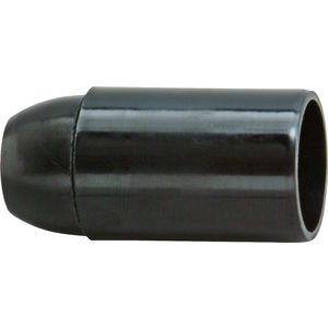 Lamphouder E14 glad zwart VVE=10