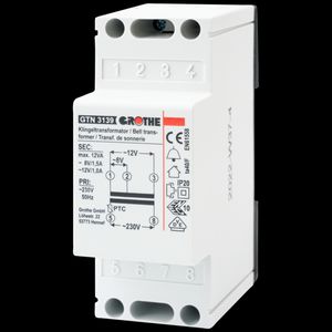 Beltrafo 8/12Vac kortstondige belasting reset-functie 710039