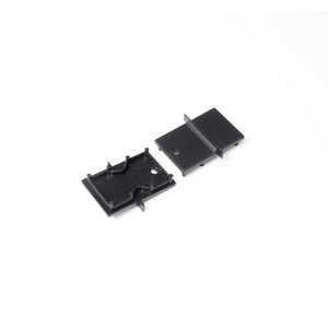 Zak a 2st. Eindkap Profiel 20 inbouw met afdekking E7 Zwart