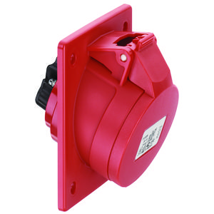 Flenscontactdoos CEE 20° IP44 16A 3P 110V 4h geel VVE=10