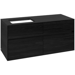 Wastafelonderkast Collaro 1200x548x500mm Black Oak C11300AB