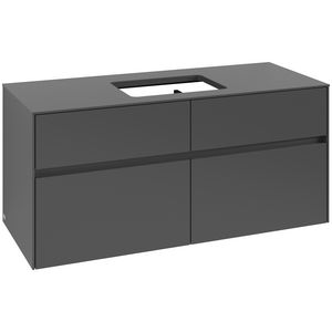 Wastafelonderkast Collaro 1200x548x500mm Graphite C112B0VR