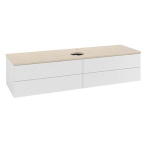 Wastafelonderkast Antao 1600x360x500mm G.White.L K25153GF