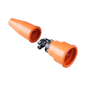 Volrubber koppelcontactstop 16A 250V penaarde VVE=100