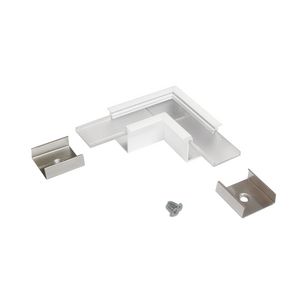 Profiel 20 opbouw hoek 90° Wit