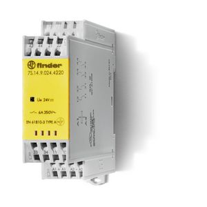 Relaismodule met gedwongen contacten 6A 120V AC 2M+2V