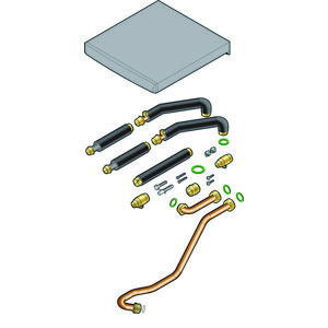 Connectie set BS220SHL tbv Calora Tower Remasol