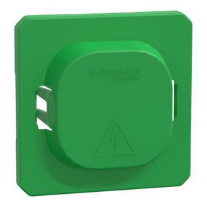 Stucafdekplaat voor schakelaars en contactdozen Groen