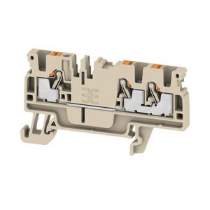Doorvoerklem d.beige 2.5mm² 24A 800V 1521740000 VVE=100