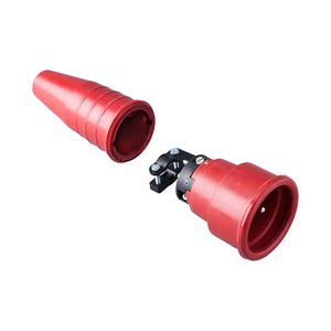 Volrubber koppelcontactstop 16A 250V penaarde VVE=100