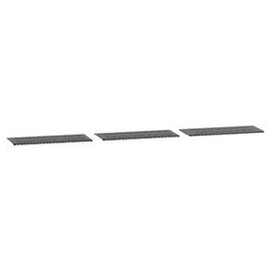 Canalis EV set van 3 overlappende ventilatieplaten zwart