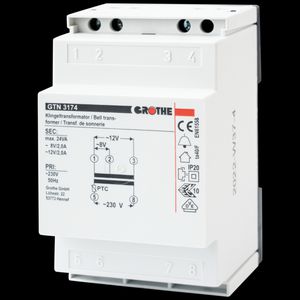 Beltrafo 8/12Vac voor kortstondige belasting reset-functie