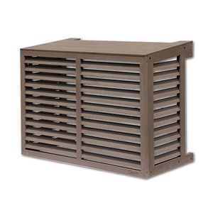 Basisunit omkasting WAC100 houtcomposiet bruin 100x75x50cm (bxhxd)