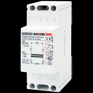 Beltrafo 8/12/24Vac v kortstondige belasting reset-functie