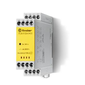 FIN REL GEDW.C.4M+2V 6A 230VAC VVE=5