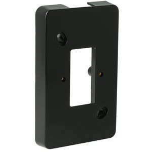 MZ25 Montageplaat zwart (RAL 9005) VVE=50