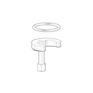 Bevestig. m Oring 34x4mm m afstandhul 52x1,5mm 0430110858790
