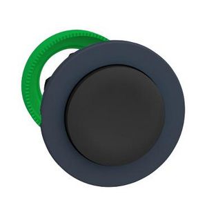 Kop voor verzonken drukknop Zwart Verhoogde knop Harmony XB5