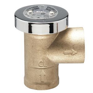 Antihevel beluchter 288AC brons verchroomd 1" bn.