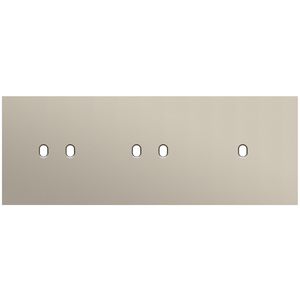 Afdekplaat 3-voud horiz. 71mm centerafst. 166-57704