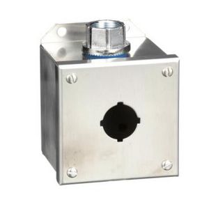 Leeg bedieningstation 9001K 1 uitsnijding Ø30mm RVS