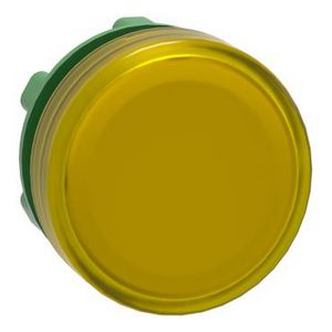 Kop signaallamp Geel Gladde lens verlicht Led Harmony XB5