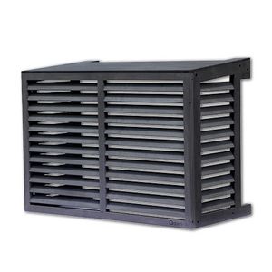 Basisunit omkasting WAC100 houtcomposiet grijs 100x75x50cm (bxhxd)