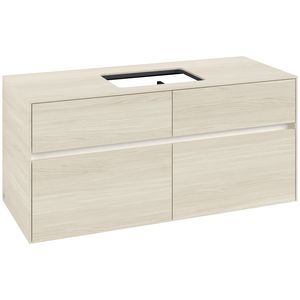 Wastafelonderkast Collaro 1200x548x500mm White Oak C112B0AA