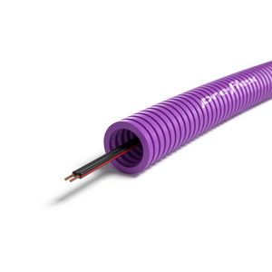 Rol a 100m. voorbedrade flexibele elektrobuis PA16 E LVS 2x0,75