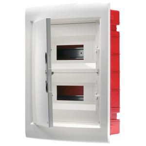INBOUWVERDEELKAST - MET BLANCO DEUR - 24 MODULE (12X2) IP40