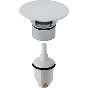 Afbouwset chroom tbv sifon