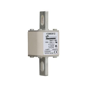 Zekering hoge snelheid 100A AC 690V compact 1 45x45x14 VVE=6