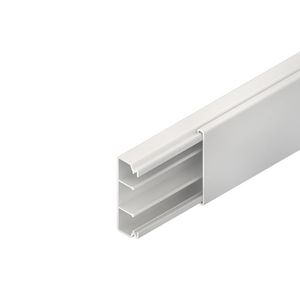Lengte a 2m. kabelkanaal + deksel HKL2052.3 wit pvc RAL9010 VVE=24