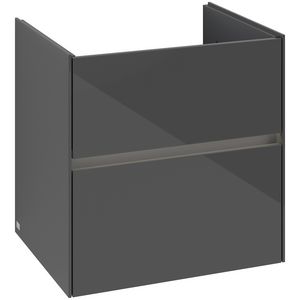Wastafelonderkast Collaro 611x610x480mm Glossy Grey C143B0FP