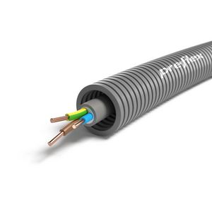 Rol a 100m. voorbedrade flexibele elektrobuis GY20 E XMVK 3G2,5