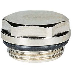 Radiatorstop RTL15 M 1/2 (vernikkelde messing + O-ring)