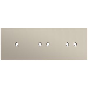 Afdekplaat 3-voud horiz. 71mm centerafst. 166-57703