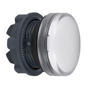 Kop signaallamp Ø22mm Rond BA9S Wit Harmony XB5