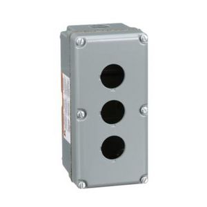 Leeg bedieningstation 9001K 4 uitsnijdingen 30mm Aluminium