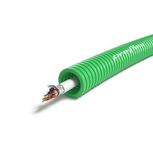 Rol a 100m. voorbedrade flexibele elektrobuis LGN16 LS C Alarm 6x0,22+2x0,75